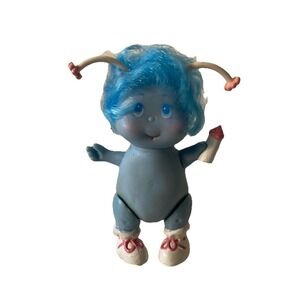 Blinkins Baby Blue Twinkle Bug Doll LJN Toys 3 1/4" Vintage 1985 Vtg